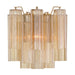 Crystorama - ADD-303-AG-AM - Two Light Wall Sconce - Addis - Aged Brass
