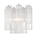 Crystorama - ADD-303-CH-CL - Two Light Wall Sconce - Addis - Polished Chrome