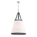 Crystorama - CAL-2406-PN - Six Light Pendant - Callahan - Polished Nickel
