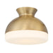 Crystorama - GID-4000-VG - One Light Flush Mount - Gidget - Vibrant Gold