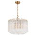 Crystorama - LOF-5005-AG - Five Light Chandelier - Lofton - Aged Brass