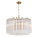 Crystorama - LOF-5007-AG - Seven Light Chandelier - Lofton - Aged Brass