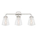 Crystorama - VSS-7013-PN - Three Light Bath - Voss - Polished Nickel
