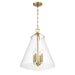 Crystorama - VSS-7018-LG - Four Light Pendant - Voss - Luxe Gold