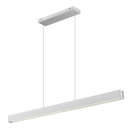 Hudson LED Linear Chandelier Brushed Nickel