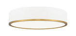 Z-Lite - 1018F20-MW-MGLD-LED - LED Flush Mount - Bradley - Matte White / Modern Gold