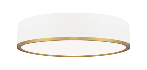 Z-Lite - 1018F20-MW-MGLD-LED - LED Flush Mount - Bradley - Matte White / Modern Gold