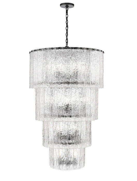 Z-Lite - 1943-48MB - 18 Light Chandelier - Glacier - Matte Black