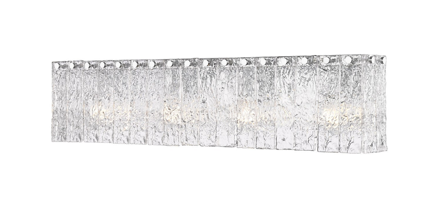 Z-Lite - 1943-4V-CH - Four Light Vanity - Glacier - Chrome