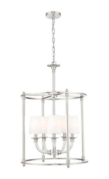 Z-Lite - 1950-5C-BN - Five Light Chandelier - Katerina - Brushed Nickel