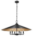 Z-Lite - 1953-32MB - Six Light Pendant - Rialto - Matte Black