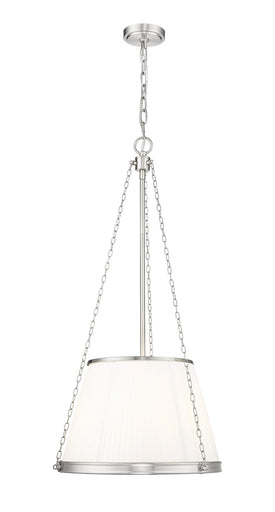 Madeline Five Light Pendant Brushed Nickel