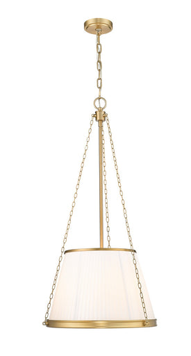 Madeline Five Light Pendant Modern Gold