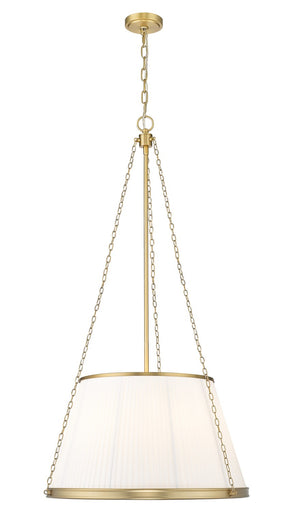 Madeline Six Light Pendant Modern Gold