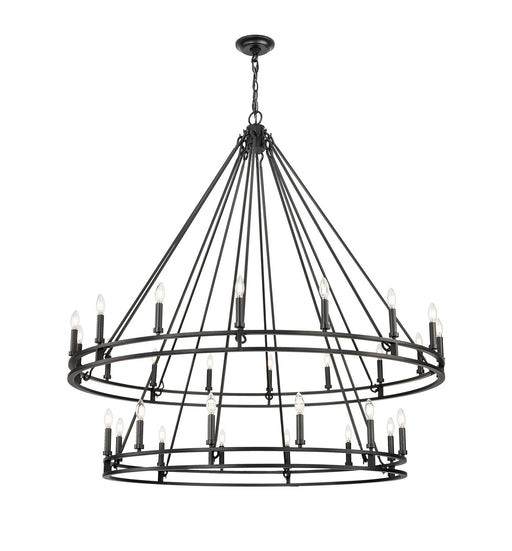 Z-Lite - 4005-28MB - 28 Light Chandelier - Dennison - Matte Black