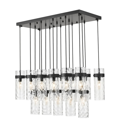 Z-Lite - 7002P5-17L-MB - 17 Light Linear Chandelier - Fontaine - Matte Black