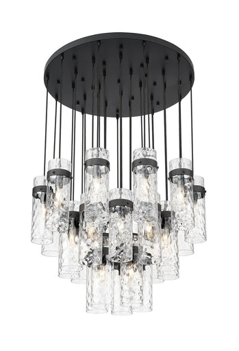 Fontaine 27 Light Chandelier Matte Black