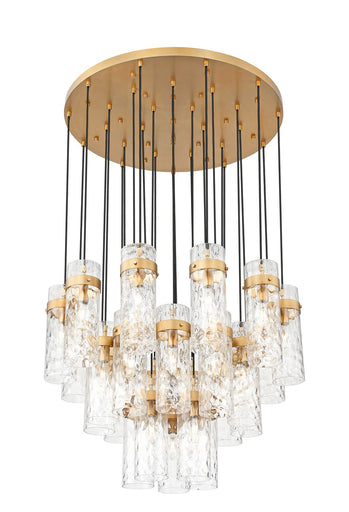 Fontaine 27 Light Chandelier Rubbed Brass