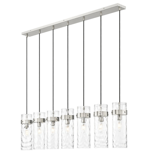 Z-Lite - 7002P5-7L-BN - Seven Light Linear Chandelier - Fontaine - Brushed Nickel