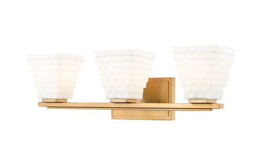 Annalise Three Light Vanity Modern Gold