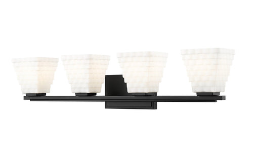 Annalise Four Light Vanity Matte Black