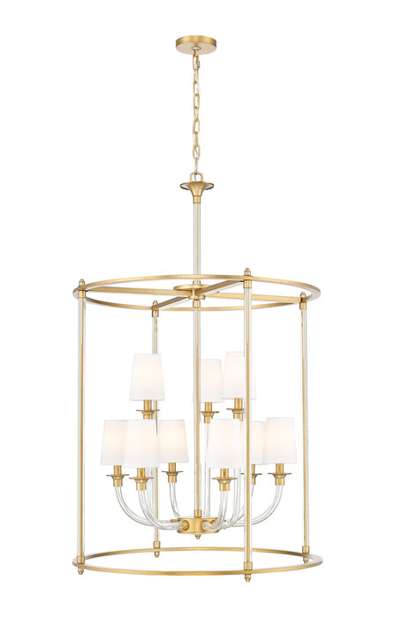 Z-Lite - 1950-9C-RB - Nine Light Chandelier - Katerina - Rubbed Brass