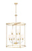 Z-Lite - 1950-9C-RB - Nine Light Chandelier - Katerina - Rubbed Brass