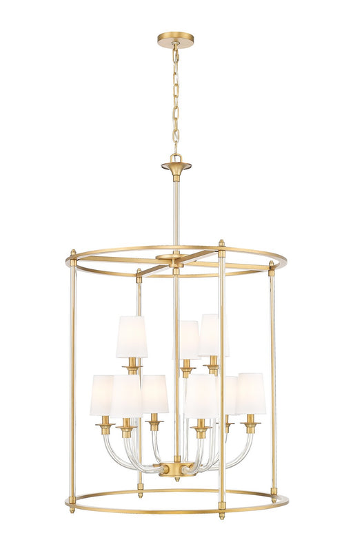 Z-Lite - 1950-9C-RB - Nine Light Chandelier - Katerina - Rubbed Brass