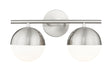 Z-Lite - 7517-2V-BN - Two Light Vanity - Realm Sphere - Brushed Nickel