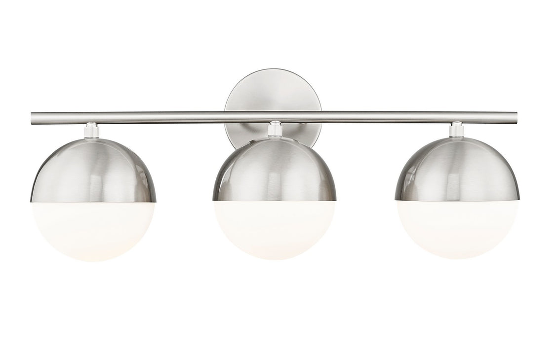 Z-Lite - 7517-3V-BN - Three Light Vanity - Realm Sphere - Brushed Nickel