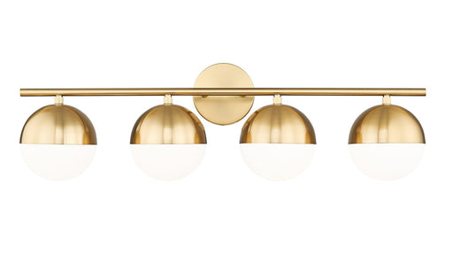 Realm Sphere Four Light Vanity Modern Gold