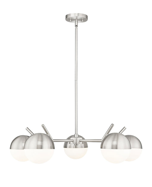 Z-Lite - 7517-5BN - Five Light Chandelier - Realm Sphere - Brushed Nickel