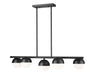 Z-Lite - 7517-5L-MB - Five Light Linear Chandelier - Realm Sphere - Matte Black