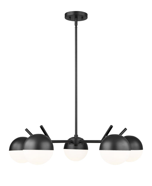 Z-Lite - 7517-5MB - Five Light Chandelier - Realm Sphere - Matte Black