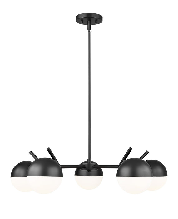 Z-Lite - 7517-5MB - Five Light Chandelier - Realm Sphere - Matte Black