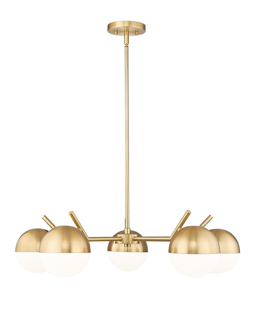 Z-Lite - 7517-5MGLD - Five Light Chandelier - Realm Sphere - Modern Gold