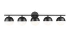 Z-Lite - 7517-5V-MB - Five Light Vanity - Realm Sphere - Matte Black