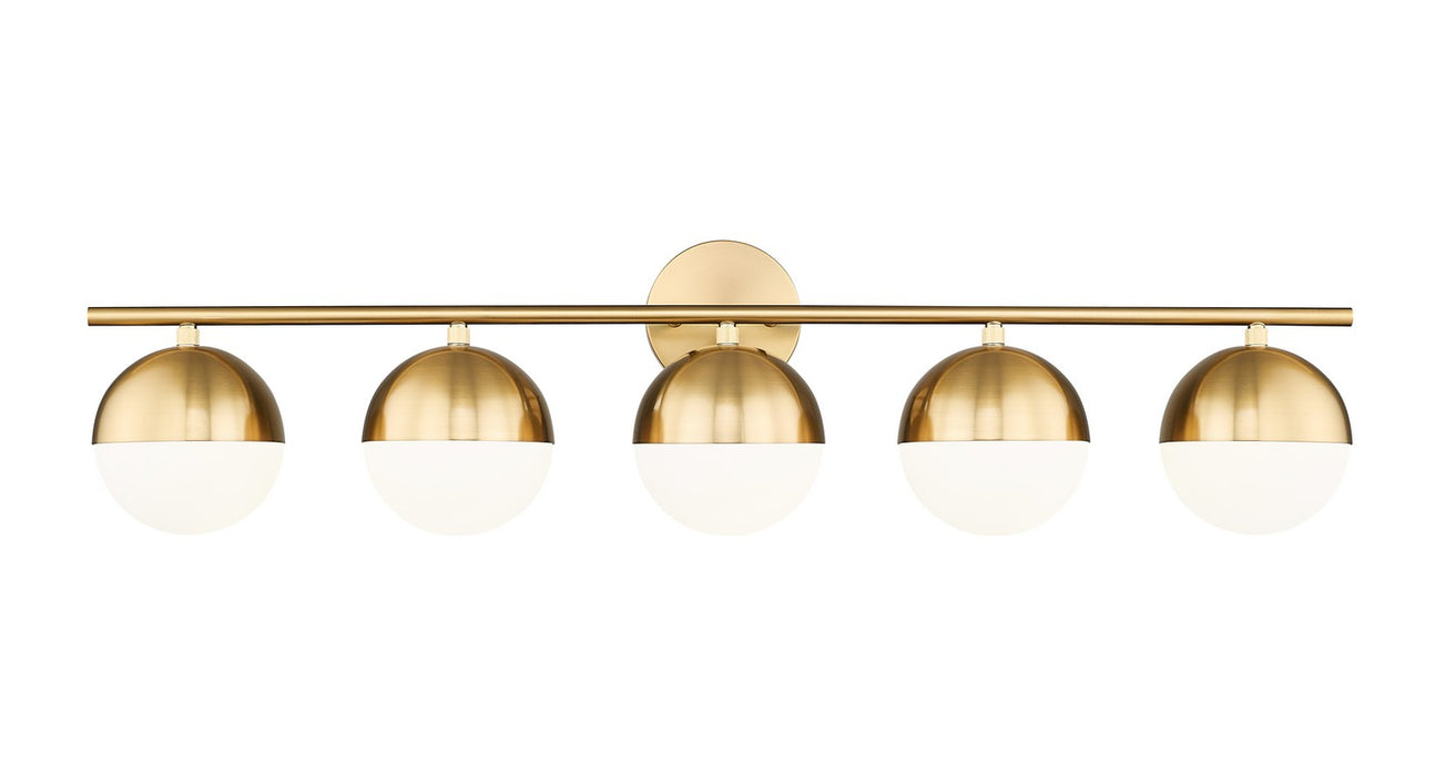 Z-Lite - 7517-5V-MGLD - Five Light Vanity - Realm Sphere - Modern Gold