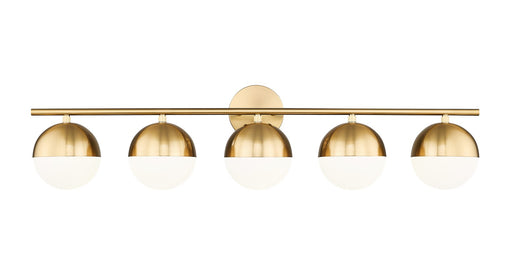 Z-Lite - 7517-5V-MGLD - Five Light Vanity - Realm Sphere - Modern Gold
