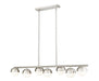 Z-Lite - 7517-7L-BN - Seven Light Linear Chandelier - Realm Sphere - Brushed Nickel