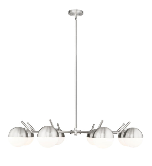 Z-Lite - 7517-8BN - Eight Light Chandelier - Realm Sphere - Brushed Nickel