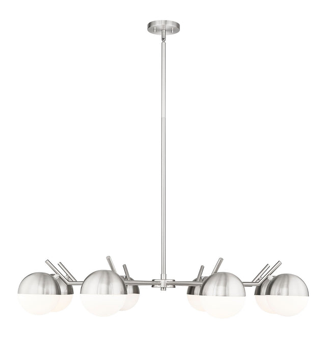 Z-Lite - 7517-8BN - Eight Light Chandelier - Realm Sphere - Brushed Nickel