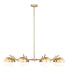 Z-Lite - 7517-8MGLD - Eight Light Chandelier - Realm Sphere - Modern Gold