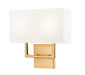 Z-Lite - 815-2S-RB - Two Light Wall Sconce - Saxon - Rubbed Brass