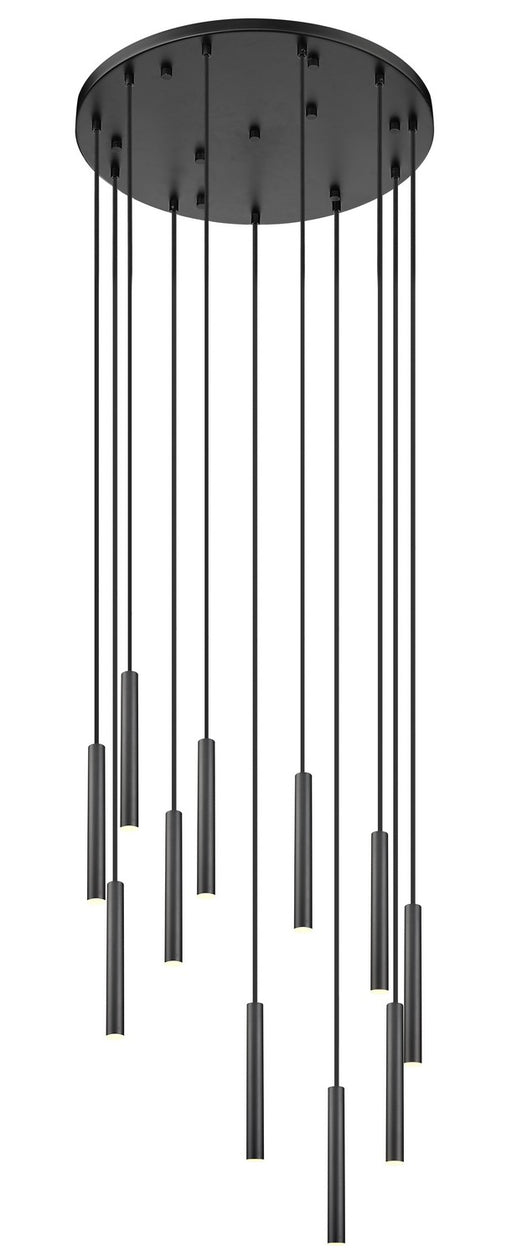 Z-Lite - 919MP12-11R-MB-LED - LED Chandelier - Forest - Matte Black