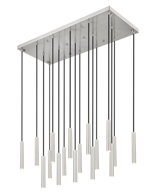 Z-Lite - 919MP12-17L-BN-LED - LED Linear Chandelier - Forest - Brushed Nickel