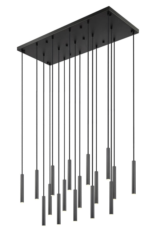 Z-Lite - 919MP12-17L-MB-LED - LED Linear Chandelier - Forest - Matte Black