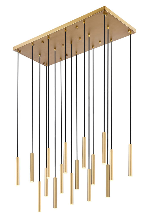 Z-Lite - 919MP12-17L-MGLD-LED - LED Linear Chandelier - Forest - Modern Gold
