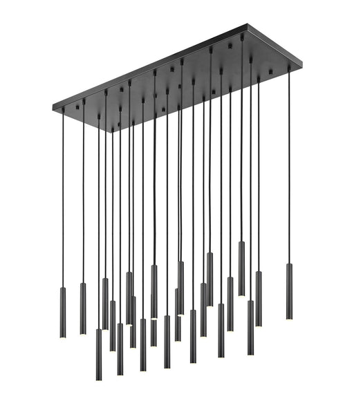 Z-Lite - 919MP12-23L-MB-LED - LED Linear Chandelier - Forest - Matte Black
