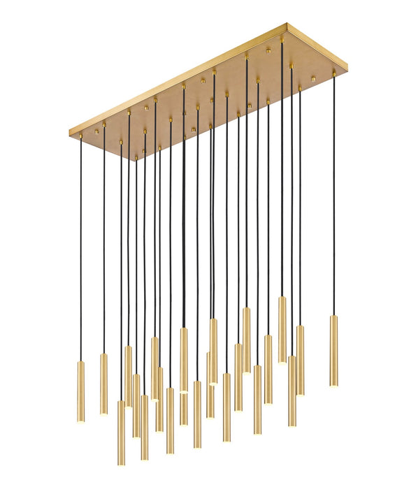 Z-Lite - 919MP12-23L-MGLD-LED - LED Linear Chandelier - Forest - Modern Gold